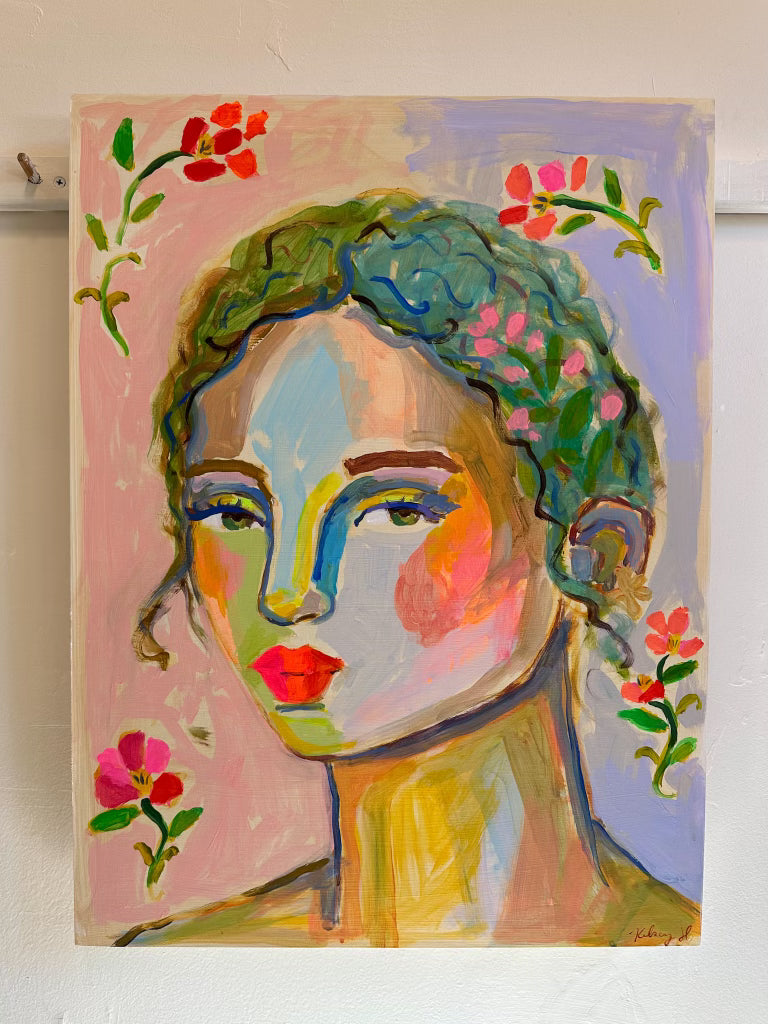 The flowers always bloom again- 18x24"