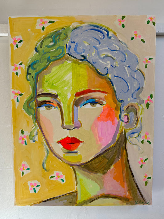 flower shower- 18x24"