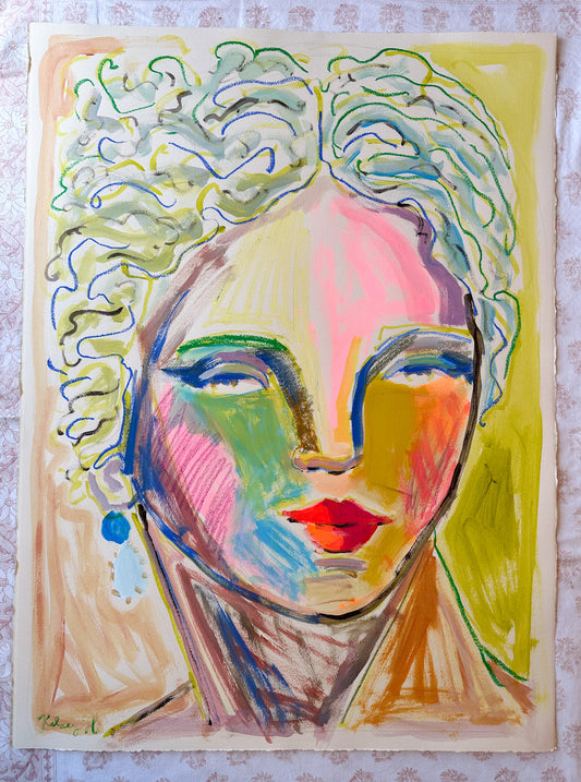 Mustard Sun- 22x30"