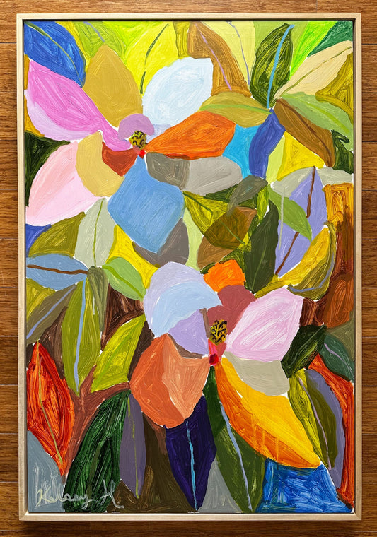 Magnolia Pair No. 1 - 25 x 37"
