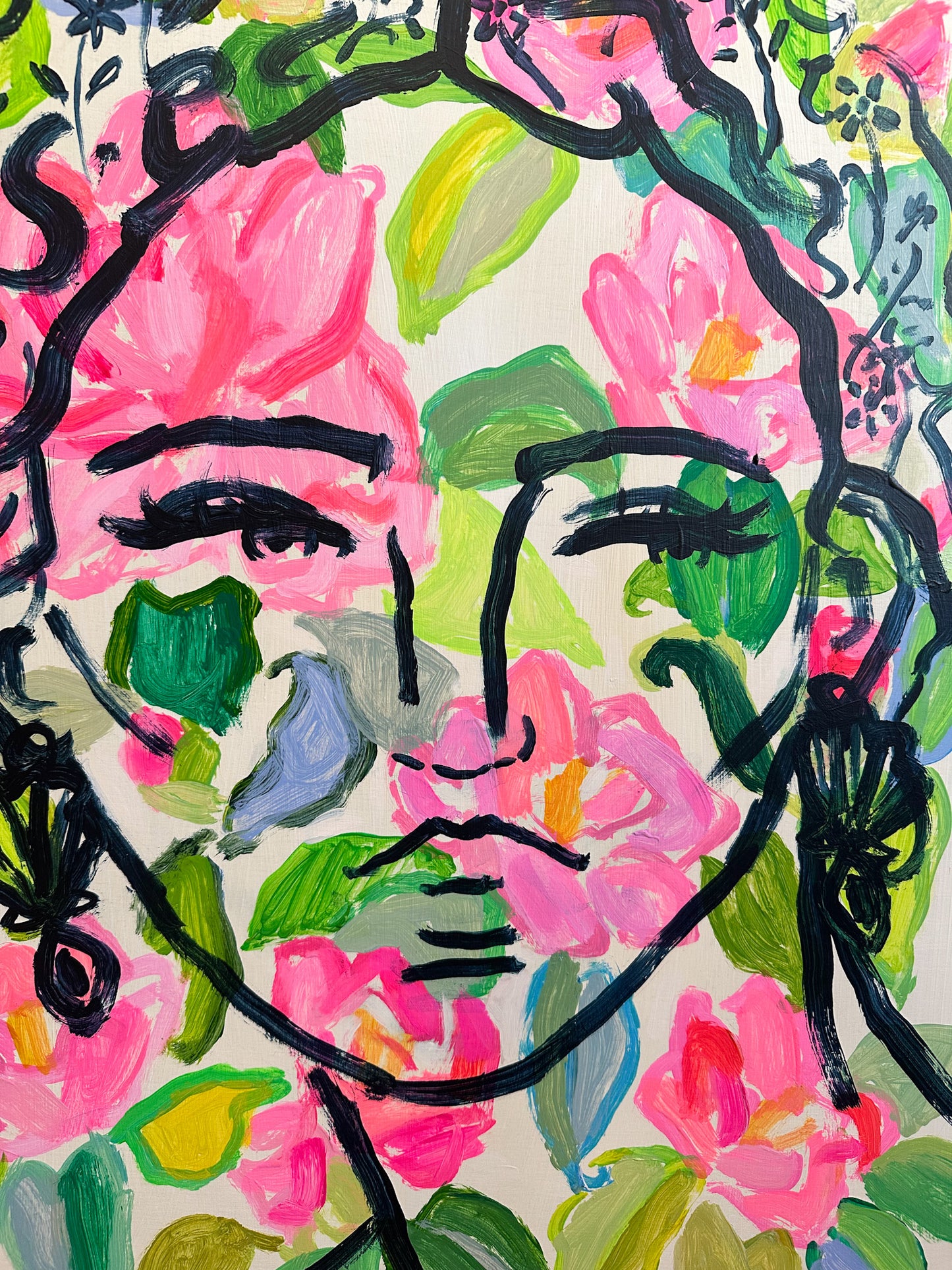 The Flowers are me- 18x24"