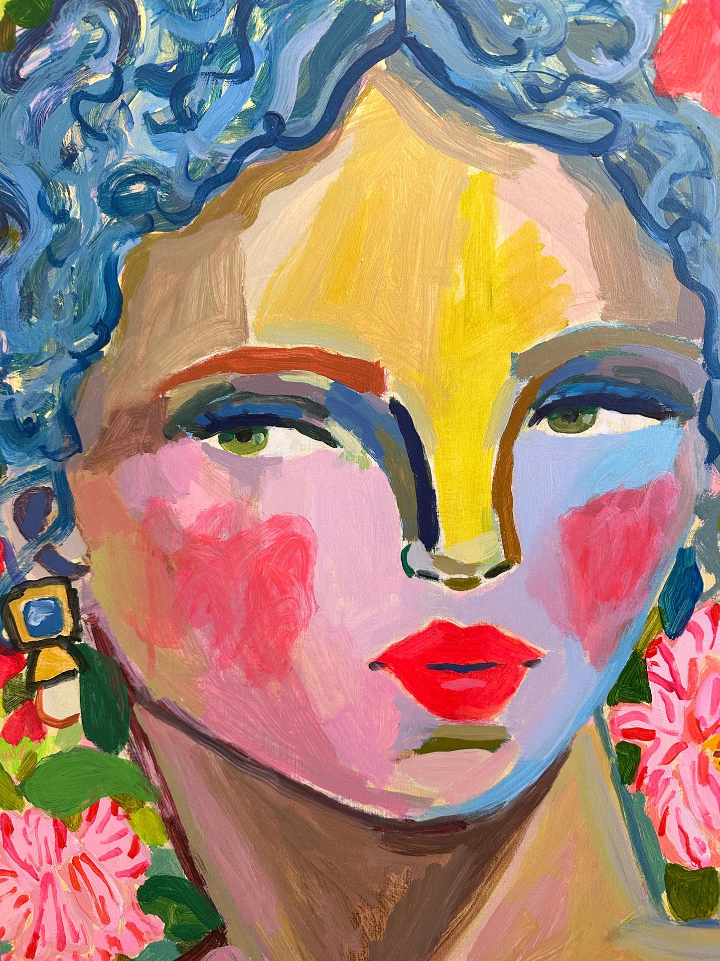 Camellia Garden Haven- 18x24"