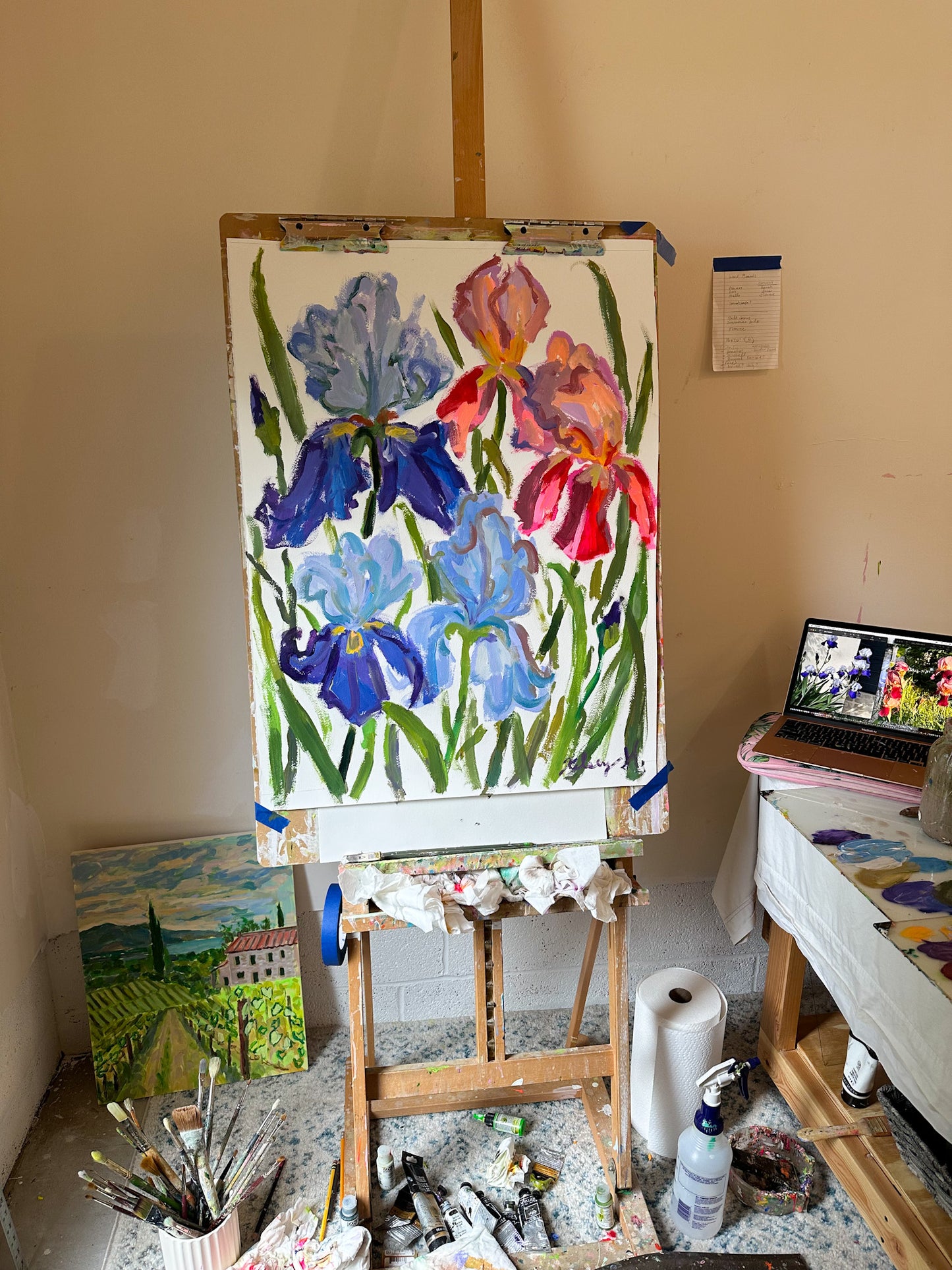 Irises from France - 25.25 x 33"