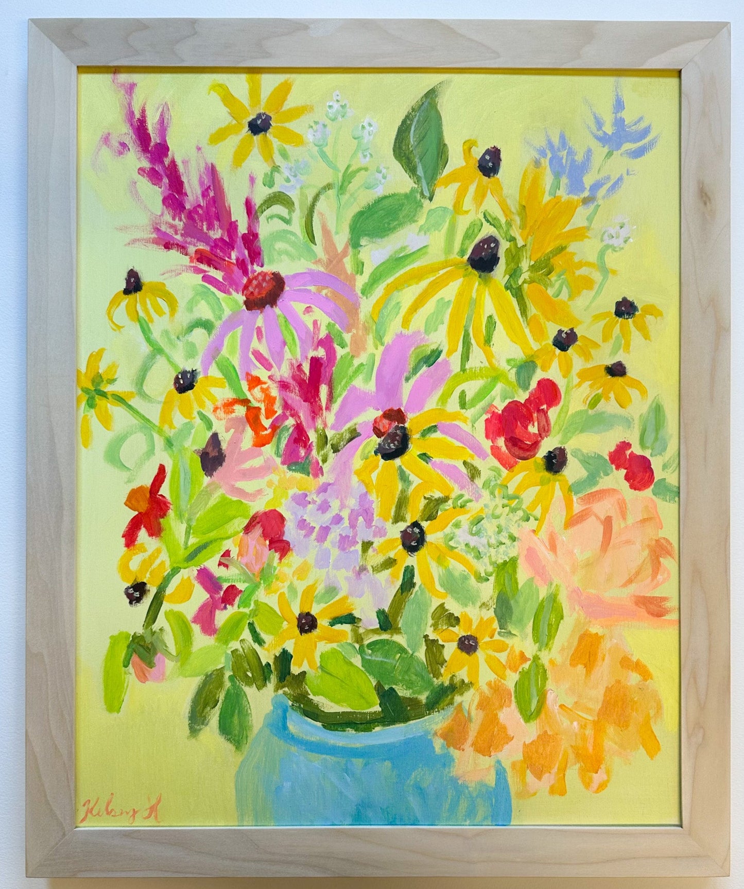 Farmer Market Flowers - 16x20" framed