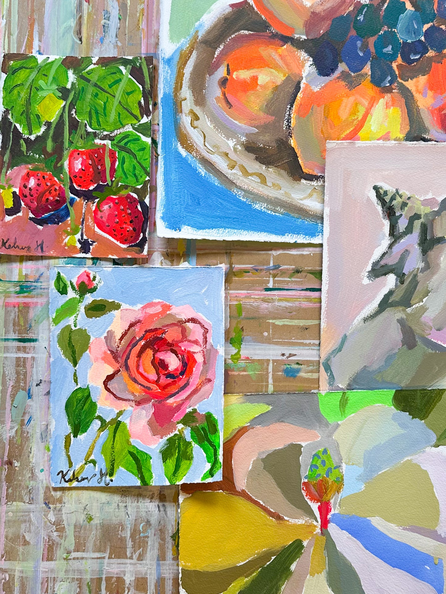 French Rose- 6.5 x 8"