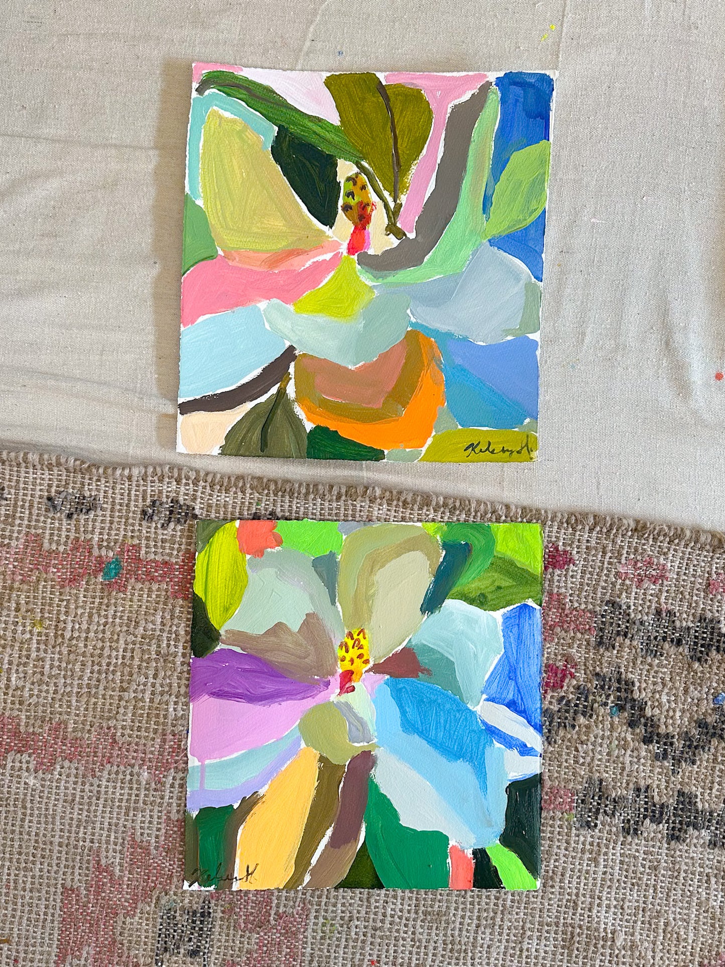 Colorful Magnolia No.2- 11.25x12"