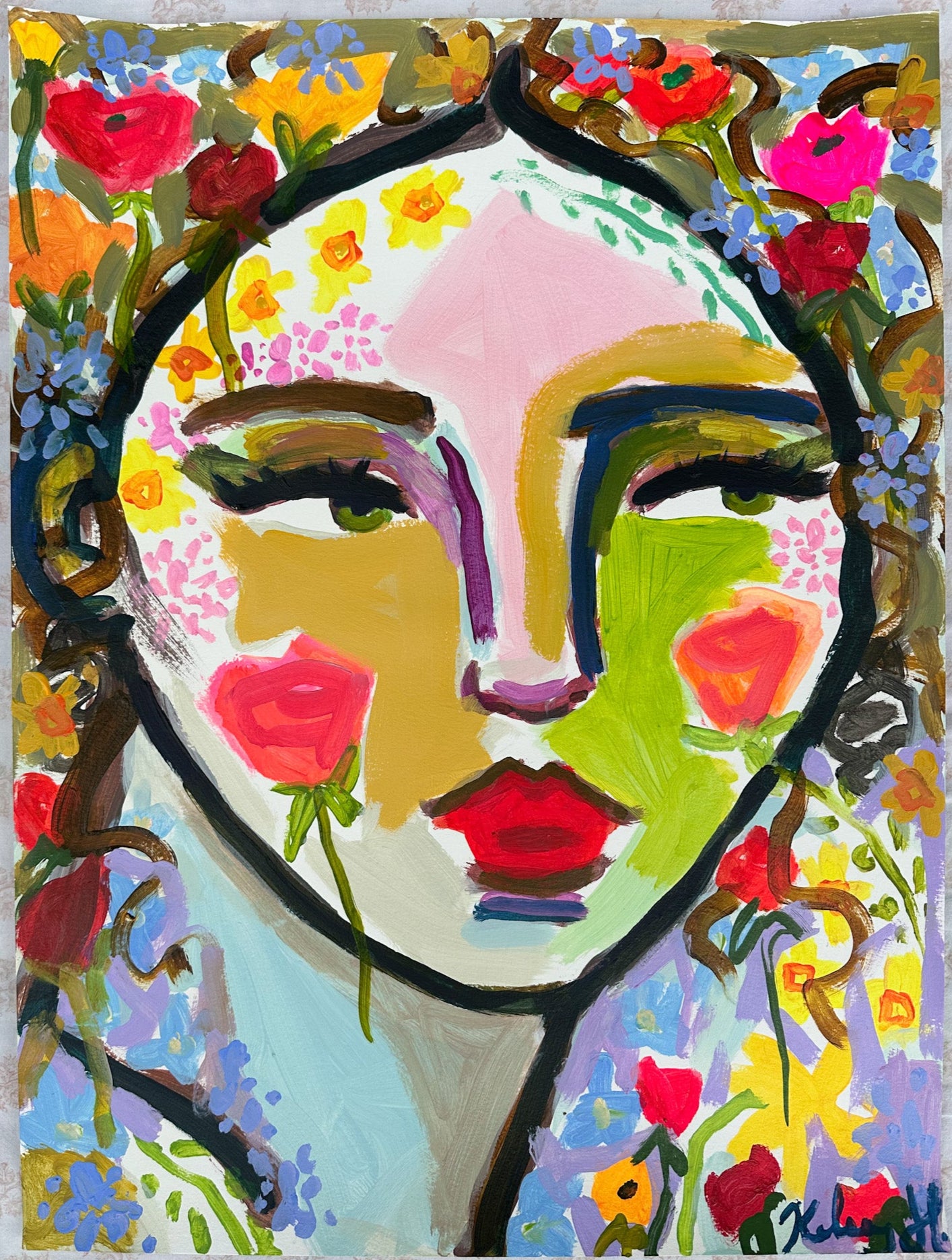 Ranunculus Joy- 18x24" on Paper