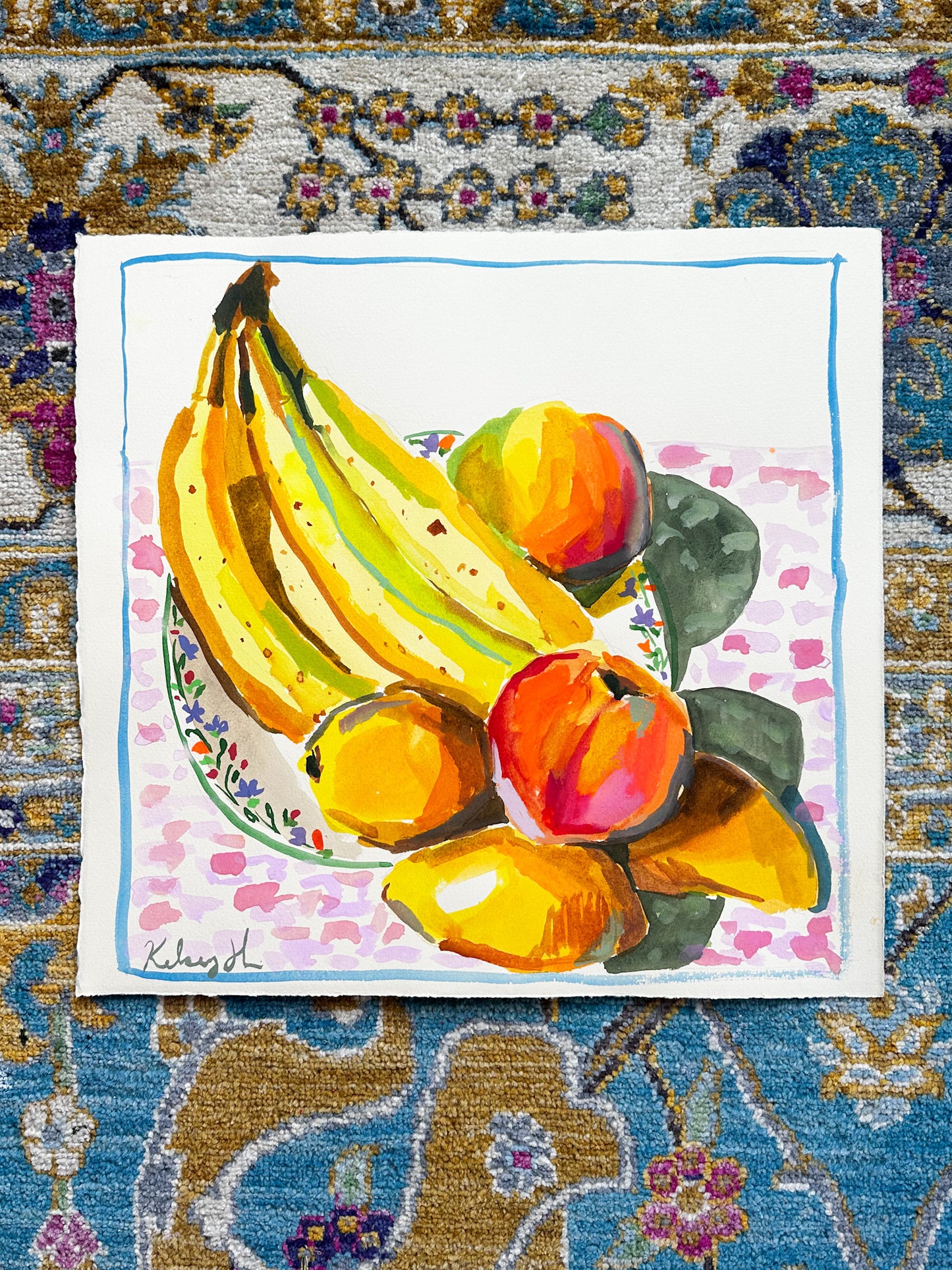 Nanners, Mangos, and Peaches No. 2 - 15 x 15.75"