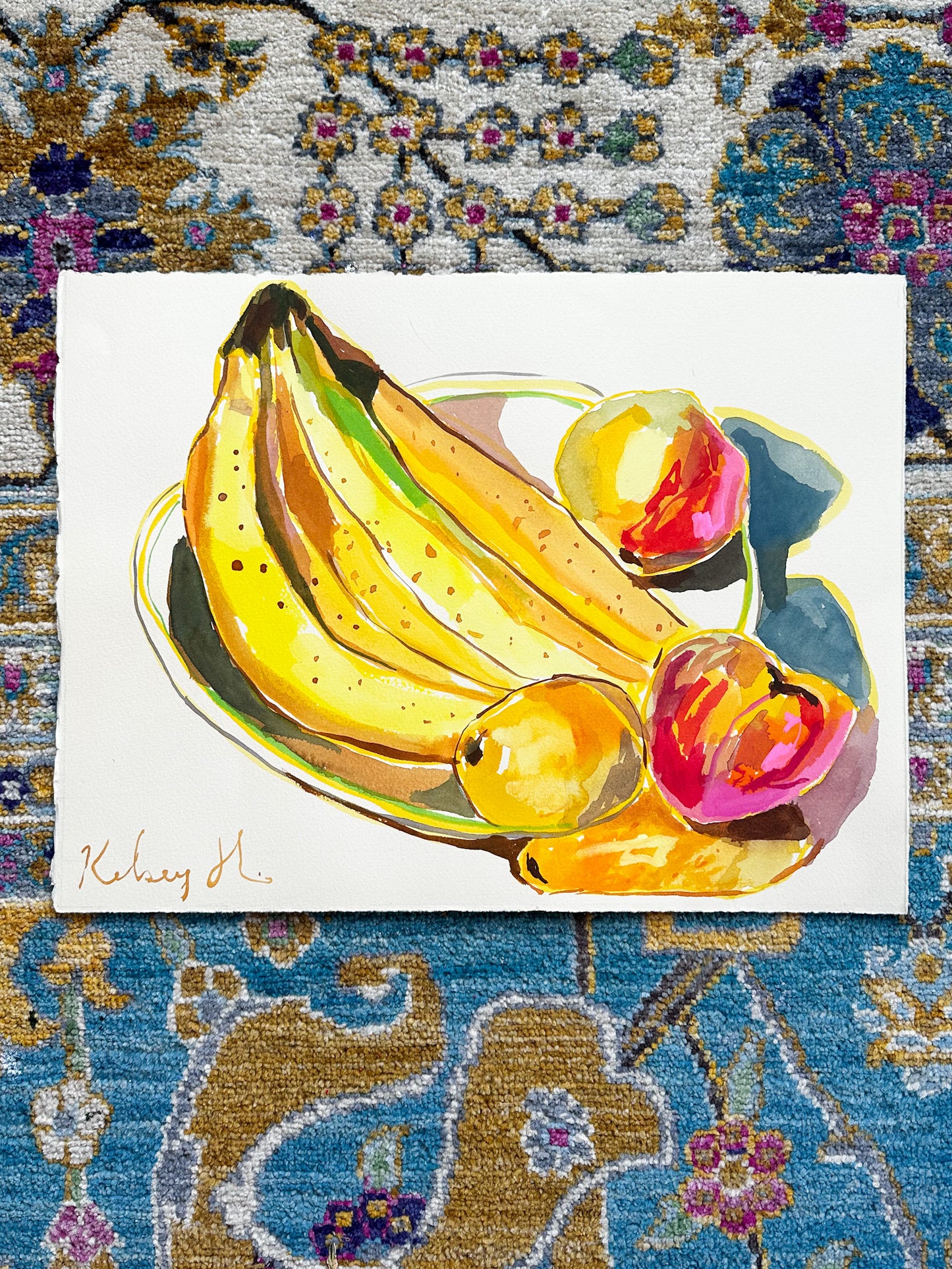 Nanners, Mangos, and Peaches No. 1 - 12x16"