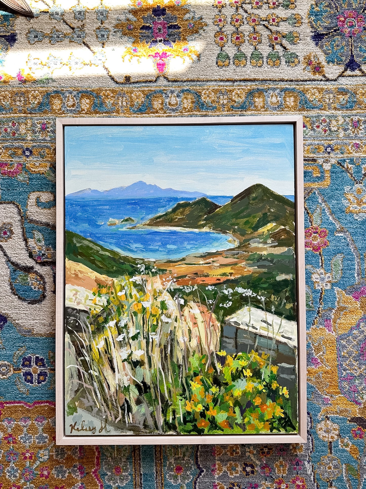 Our day trip to Antiparos - 19.25 x 25.25" Framed