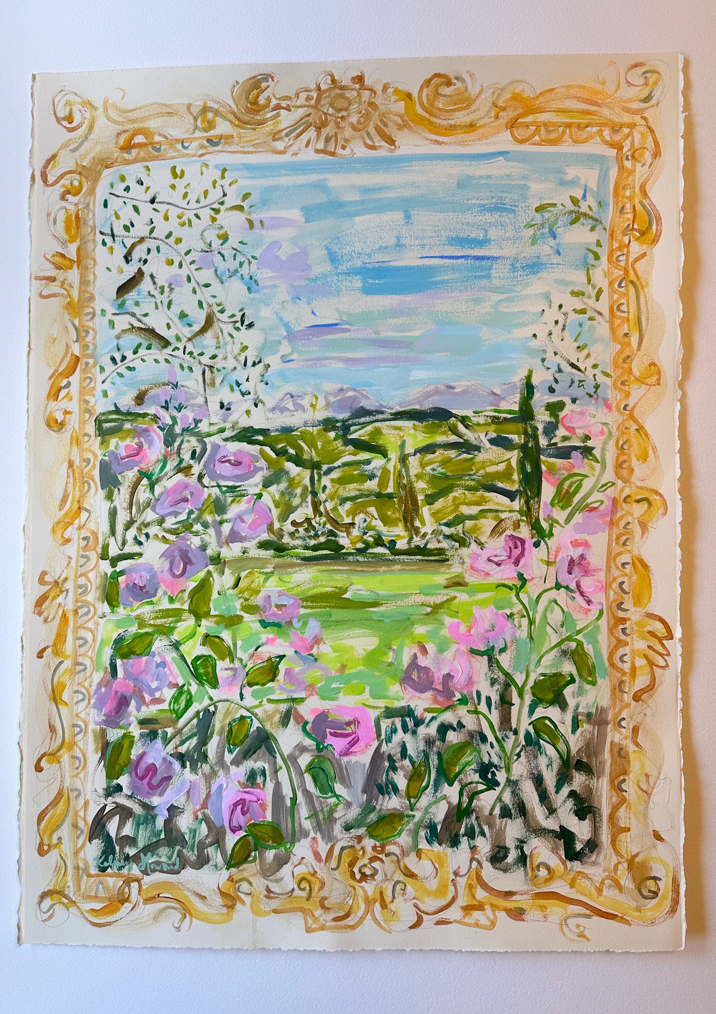 "Dinner with a view in Tuscany"