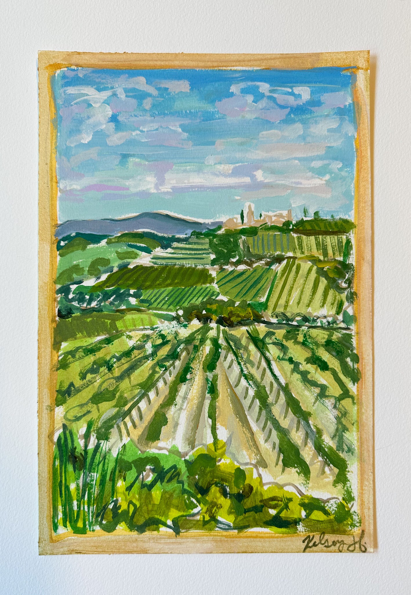 "Ancient hilltop village in the Chianti region"