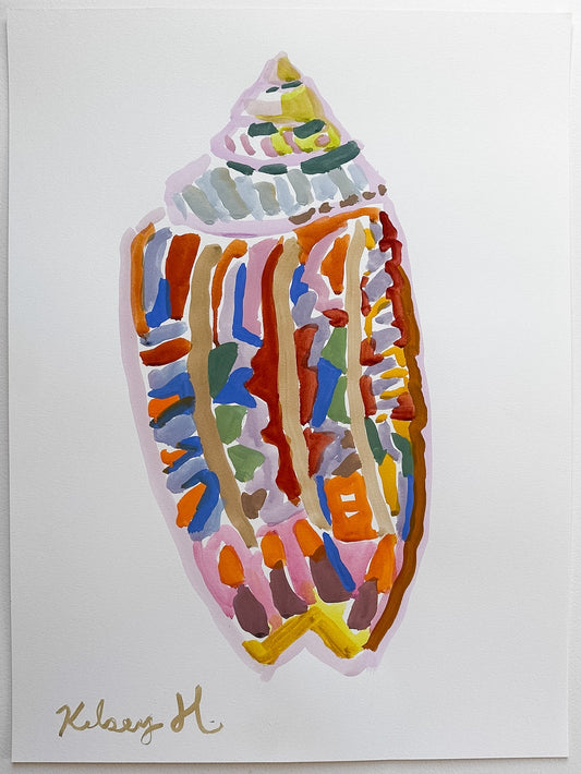 Olive SeaShell - 18x24"