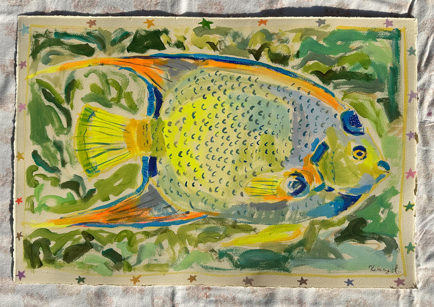 Sea and Stars -15x22"
