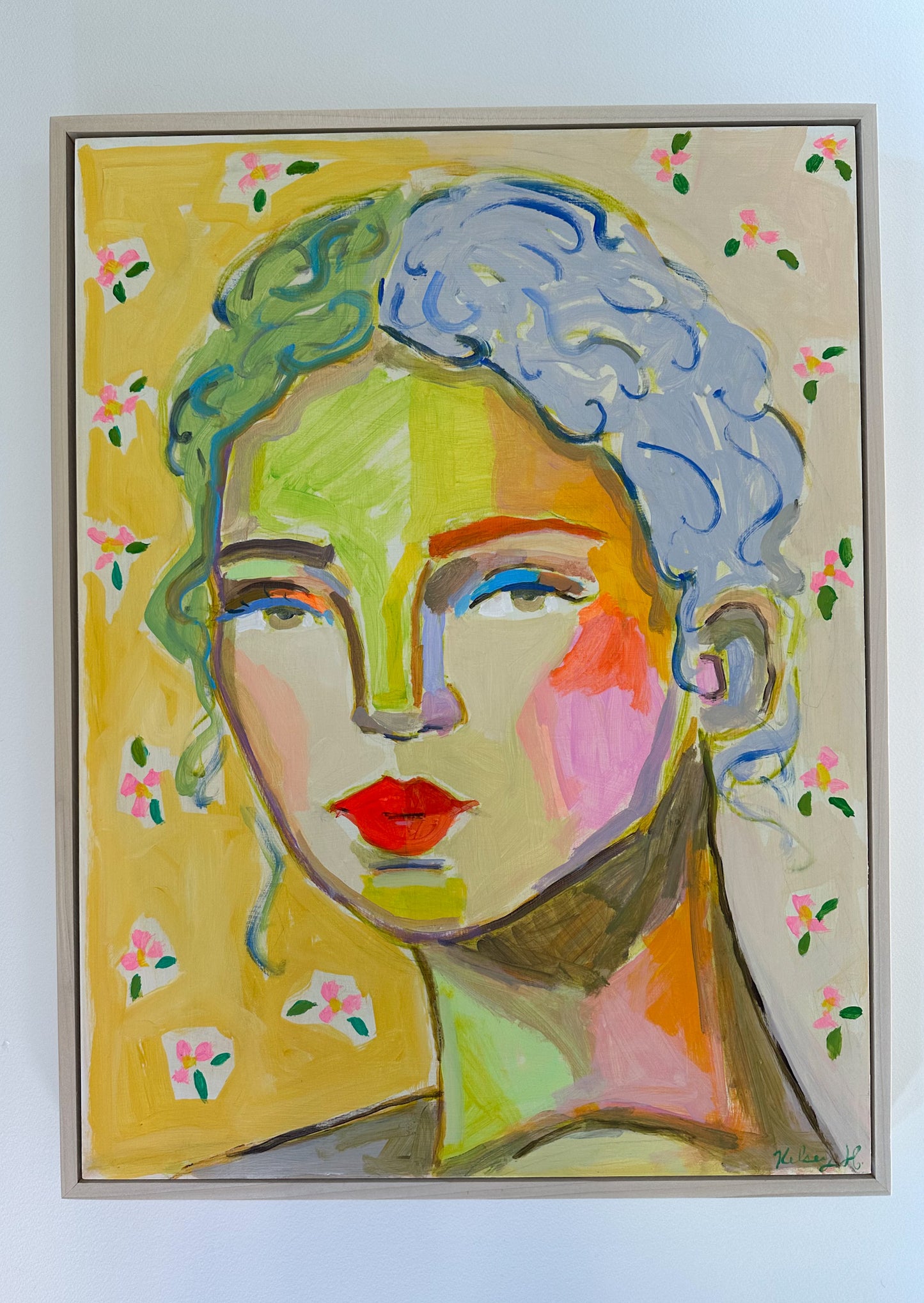 flower shower- 18x24"