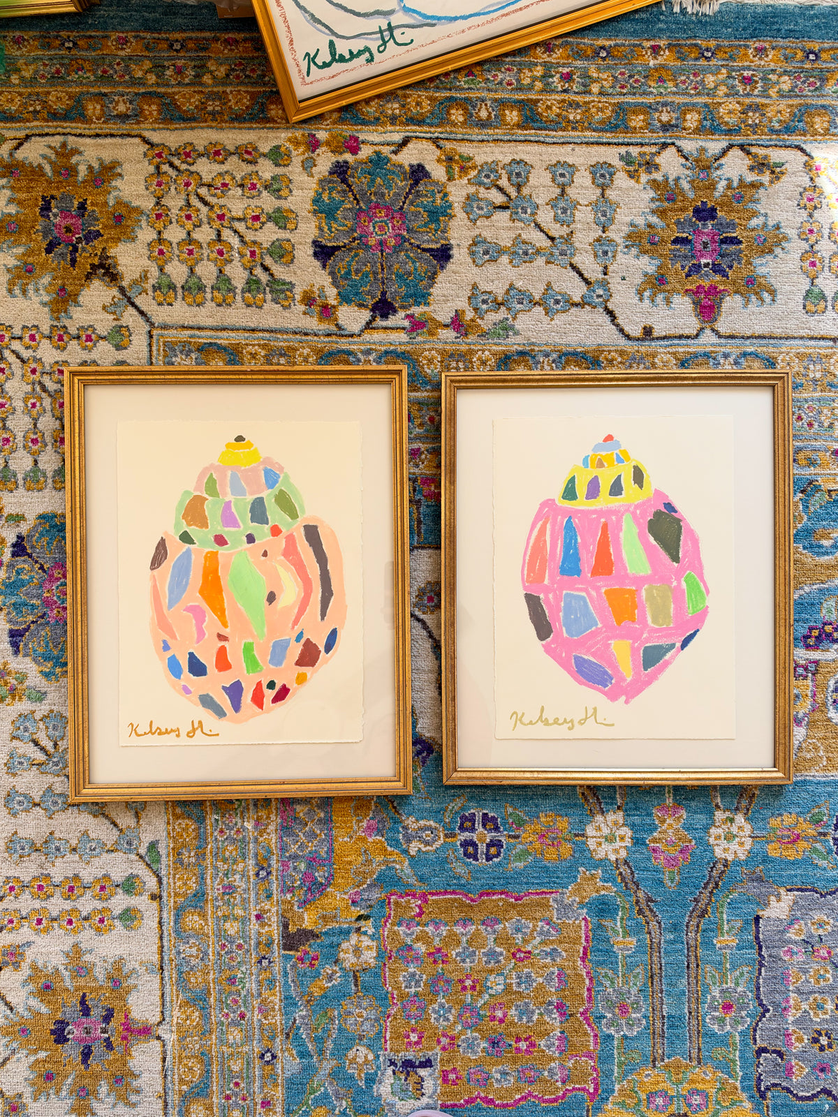 Rainbow Triangle Shell No.2 - 16x19"