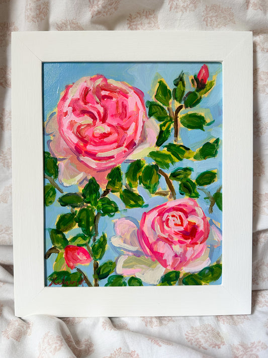 french roses no.2- 10x12.5"