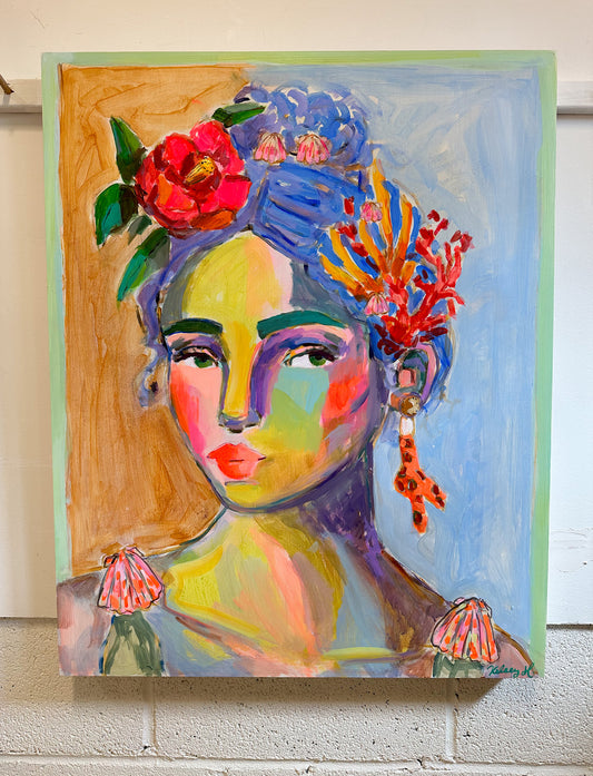Corals and a Camellia-24x30"