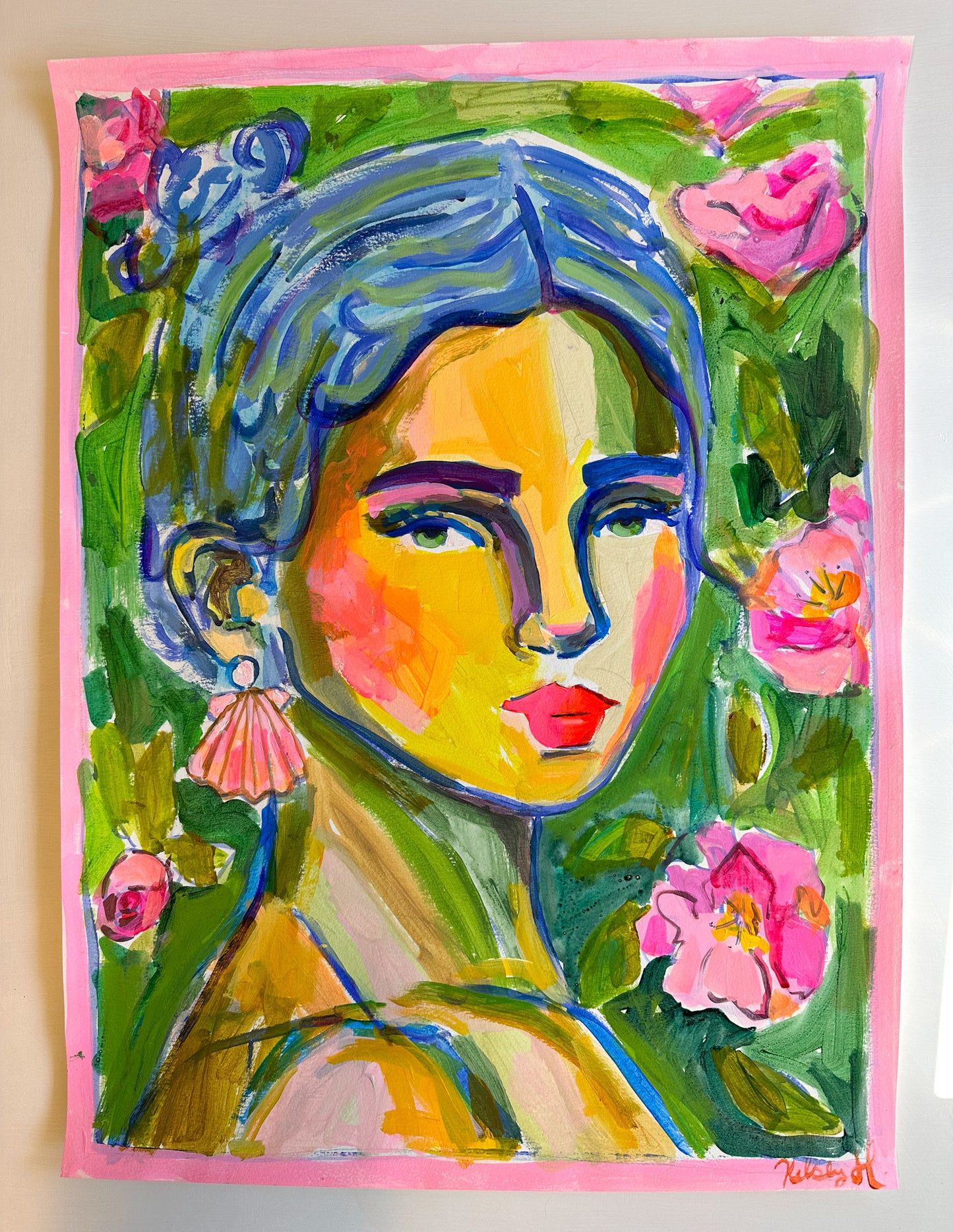 Lady No.9- 18x24"