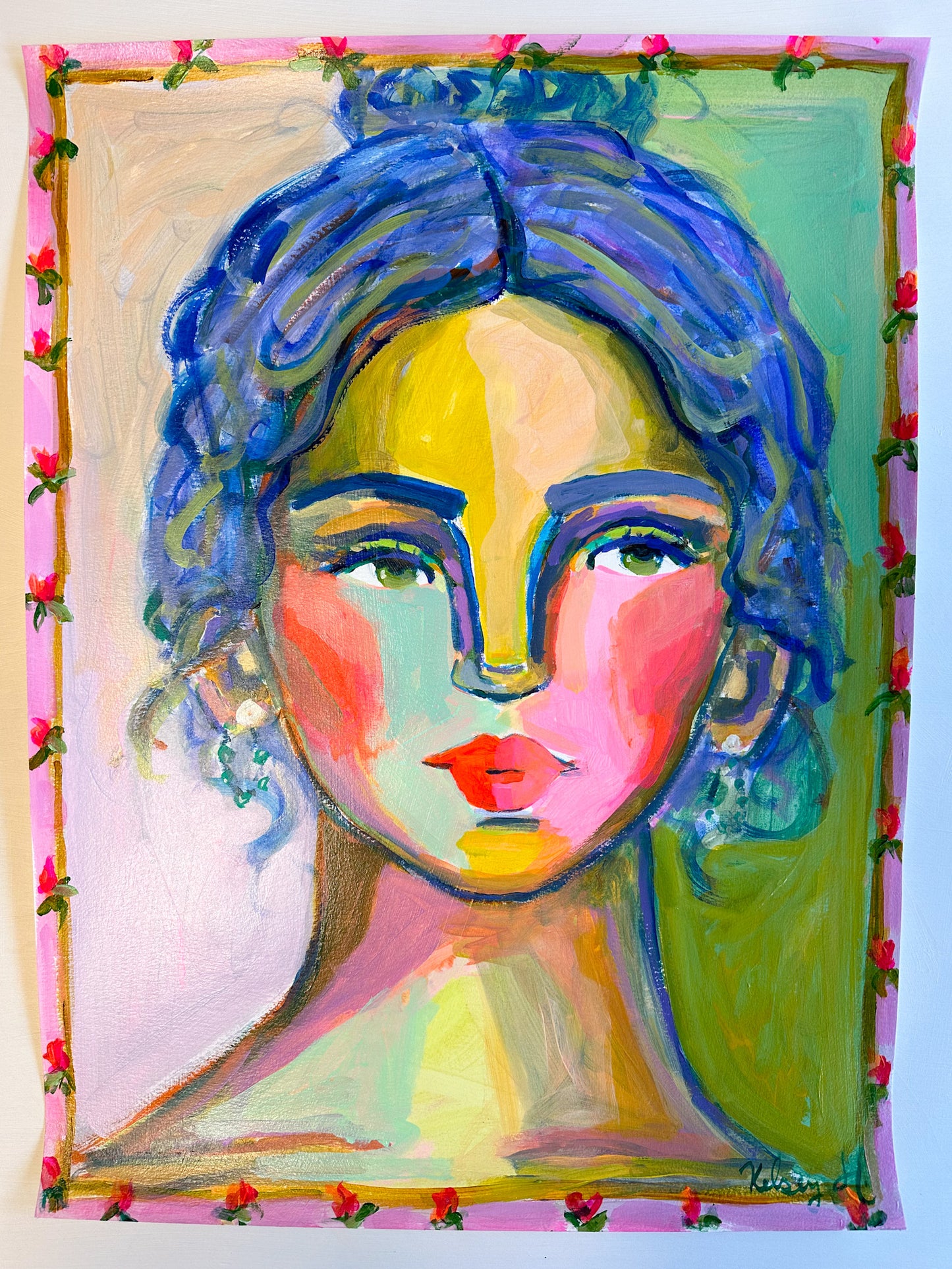 Lady No.8- 18x24"