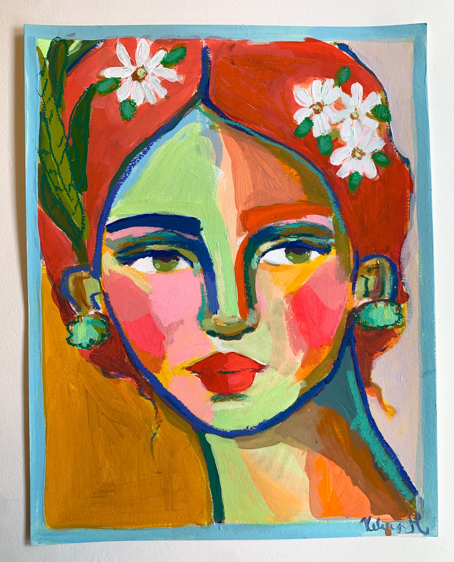 Daises in her Hair