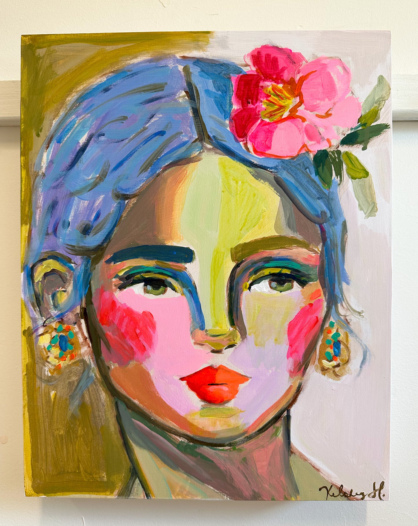 Blushing Camellia-11x14"