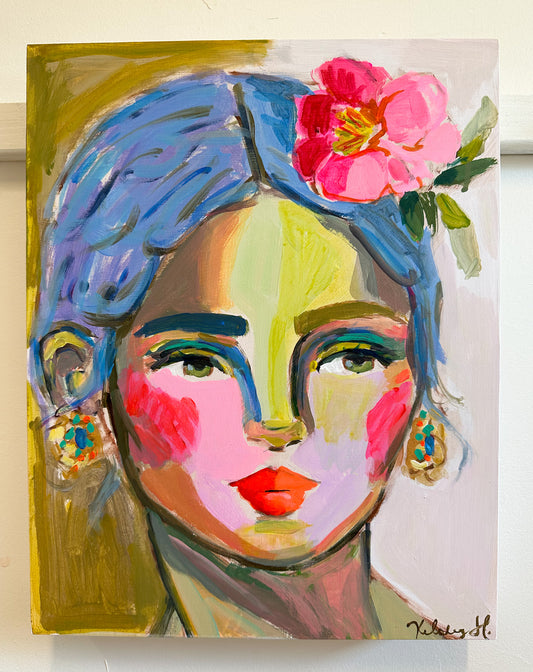 Blushing Camellia-11x14"