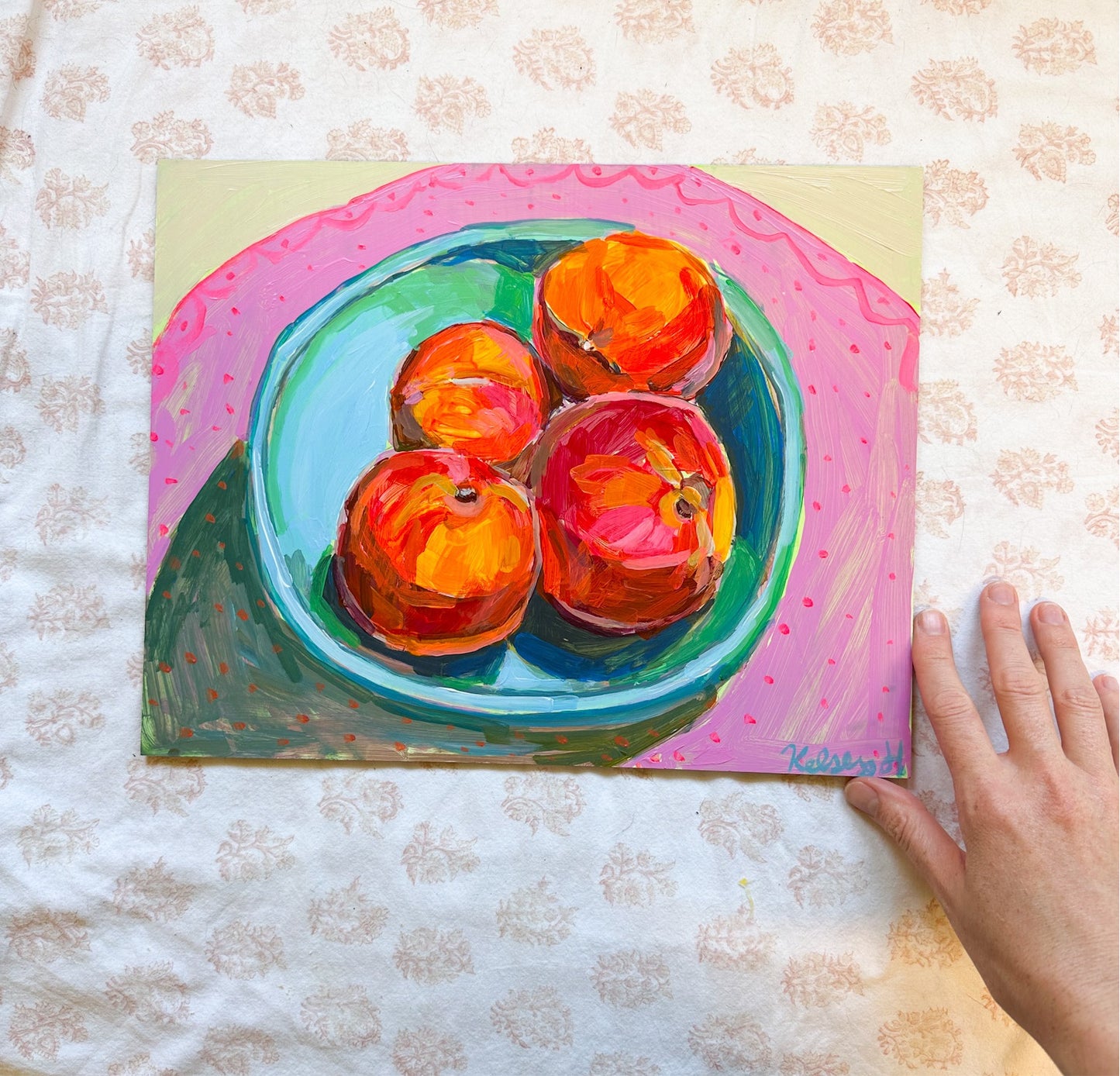 Summer Peaches-11x14"