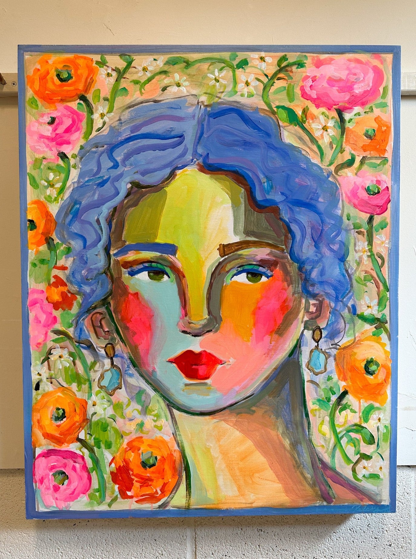 I dream of flowers-24x30"