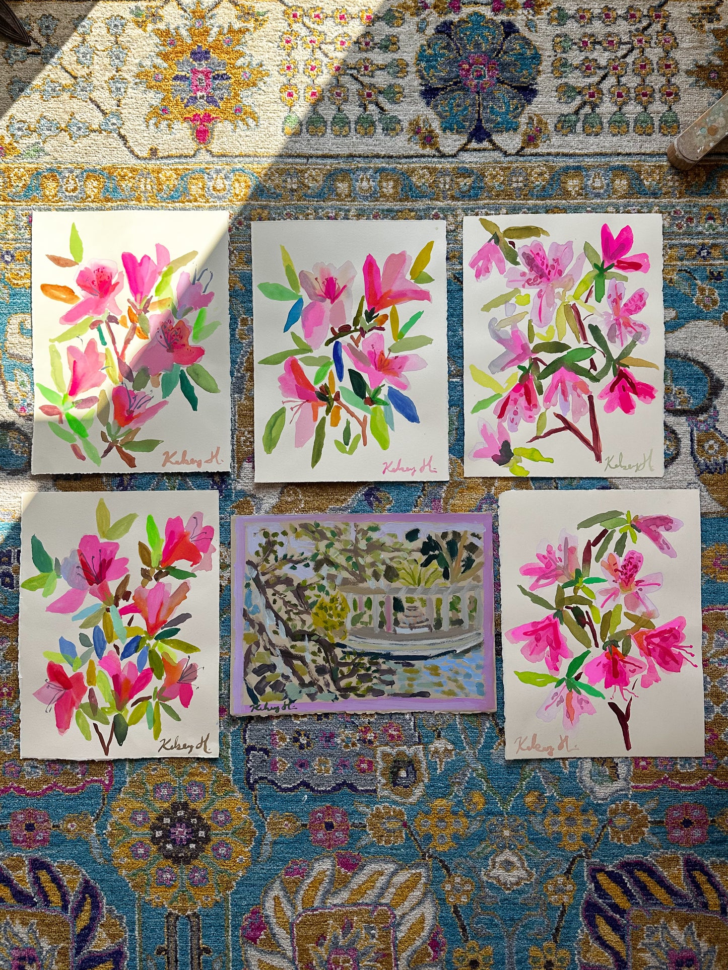 Azalea Bunch No. 1  - 11x15"