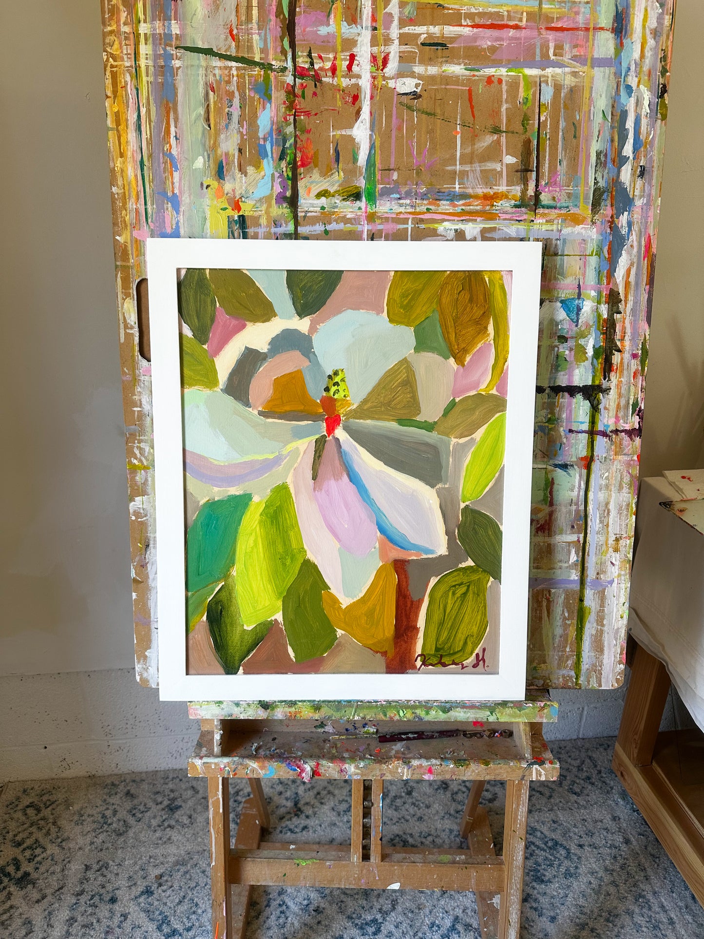 Summer Magnolia- 16x20" framed