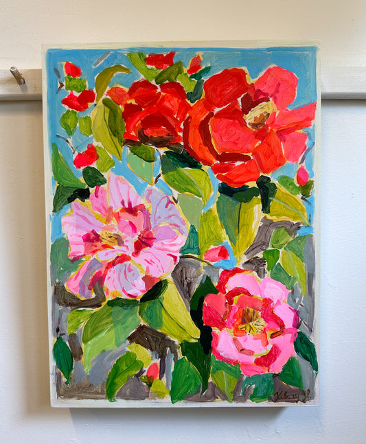 Camellia Bunch No. 3 - 12x16"