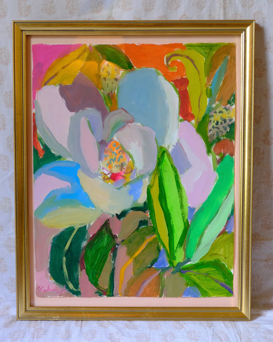 french magnolia no.1 - 19x24" framed