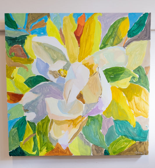 A sunny Magnolia-24x24"