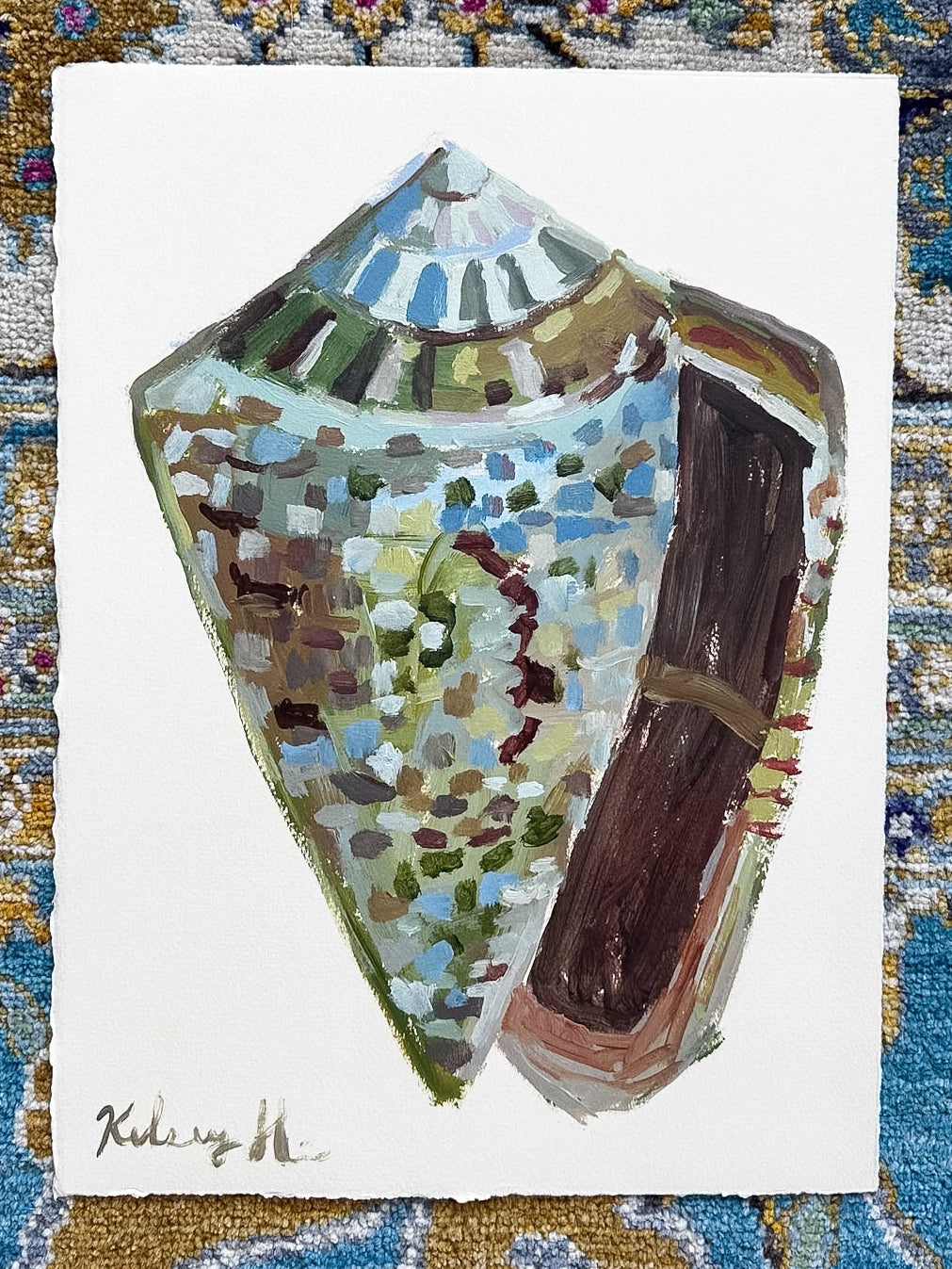 Shell from Greece No.9 - 11x15"