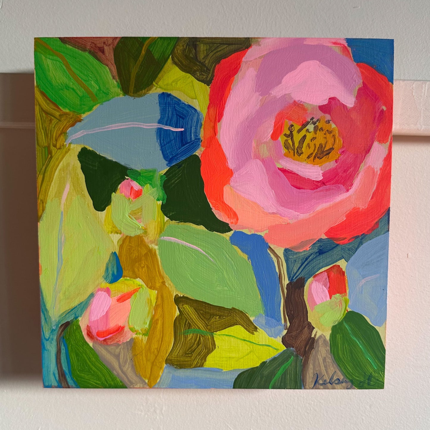 Mini Camellia No.15 - 8x8"