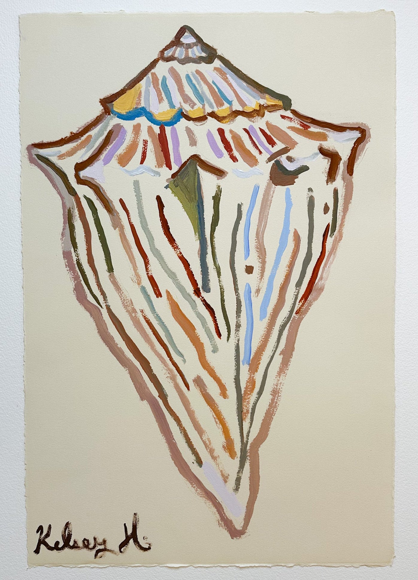 Sea treasure No. 5- 15 x 22"