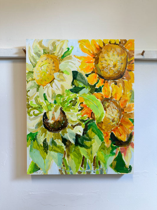 Sunflower Bunch I- 16x20"