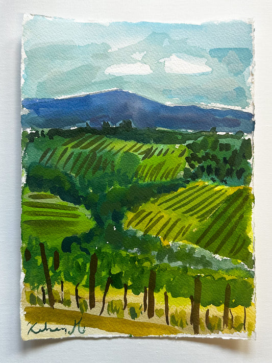 Chianti Vineyards - 6.5x9.25"