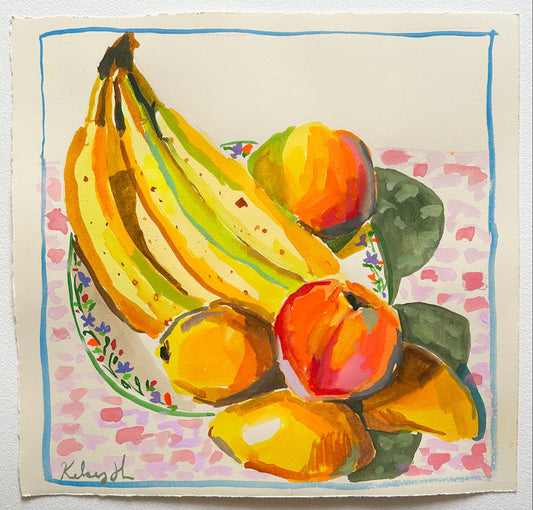 Nanners, Mangos, and Peaches No. 2  - 15 x 15.75"