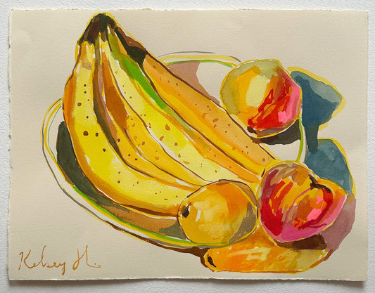 Nanners, Mangos, and Peaches No. 1  - 12x16"