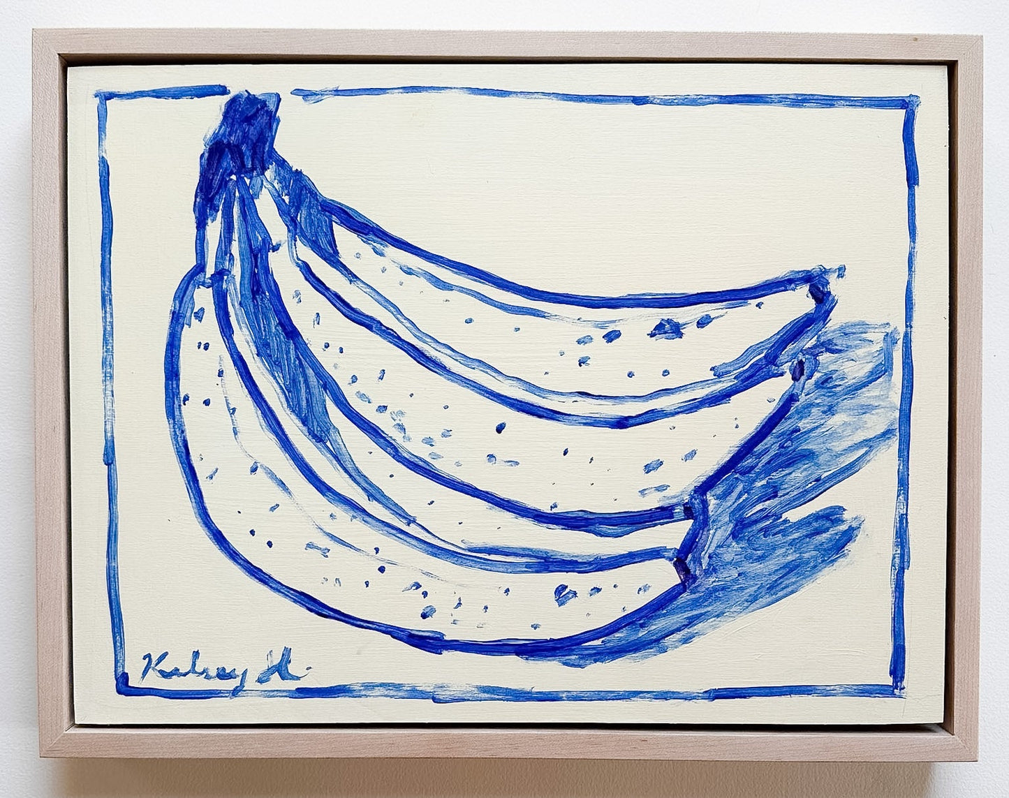 Blue Fruit No. 2  - 13.25 x 17.25" Framed