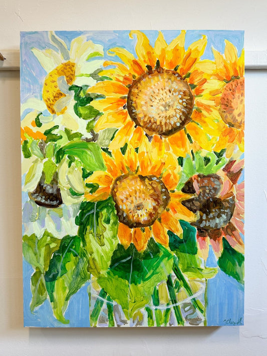 Sunflower Bunch II- 18x24"