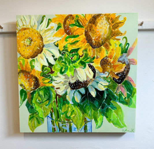 Sunflower Bunch III- 20x20"