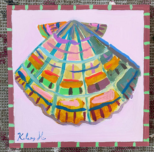 Colorful Scallop No. 1 - 12 x 12"