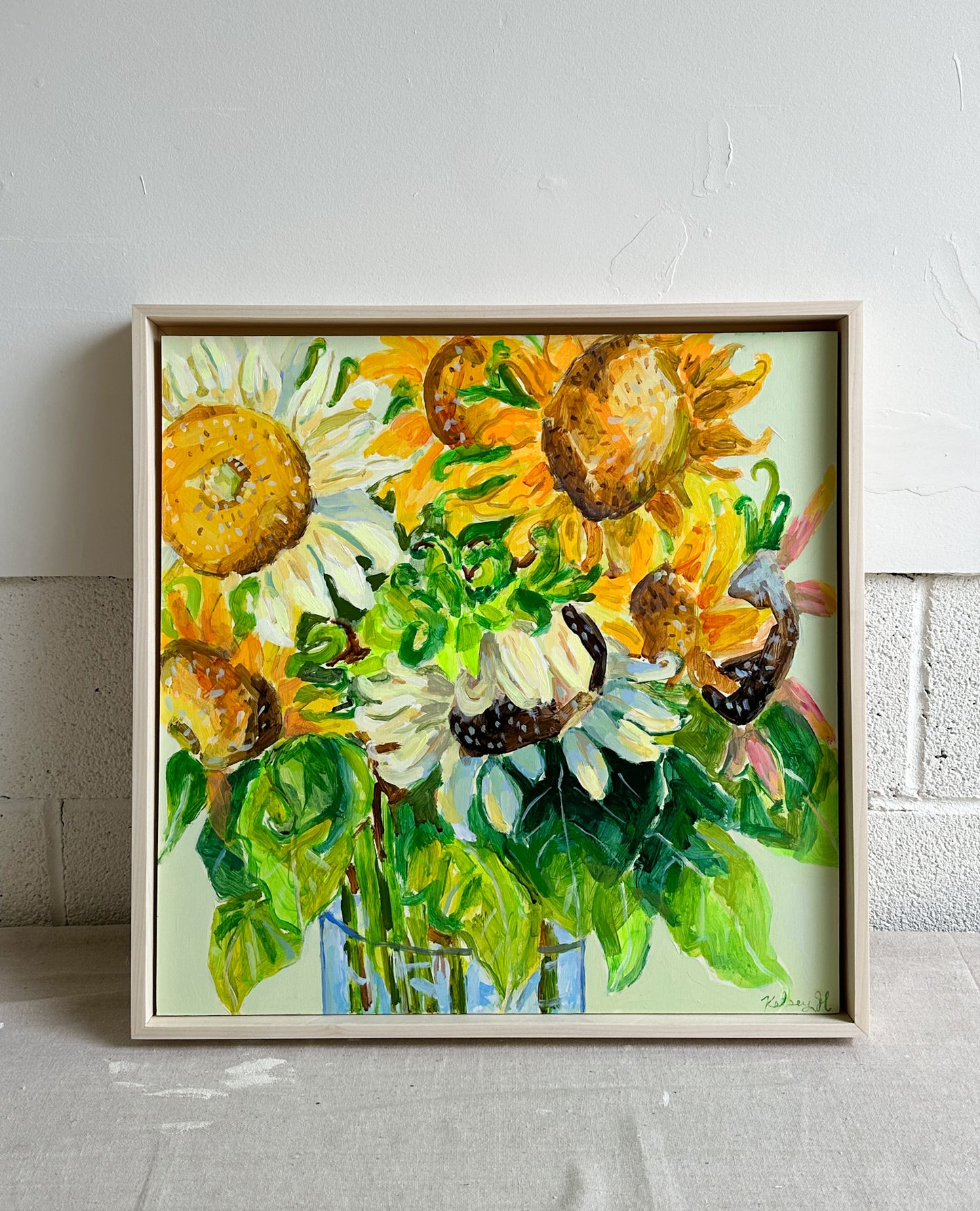 Sunflower Bunch III- 20x20"