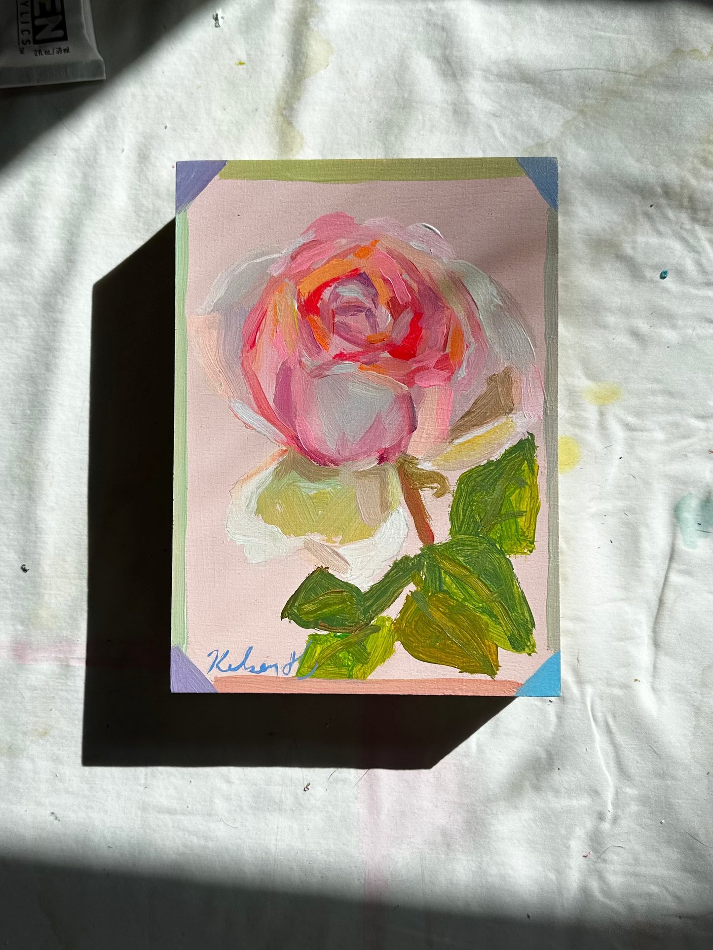 Mini French Rose - 5 x 7"