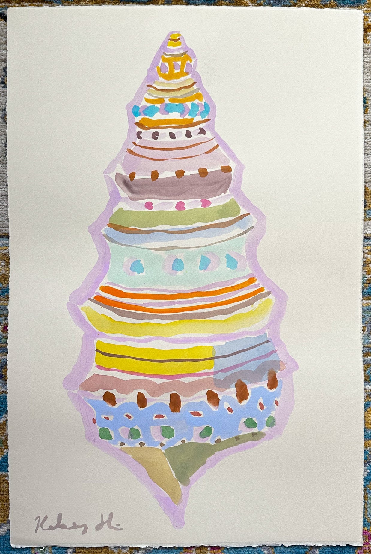 Shell From Paros No. 1 - 15 x 22"