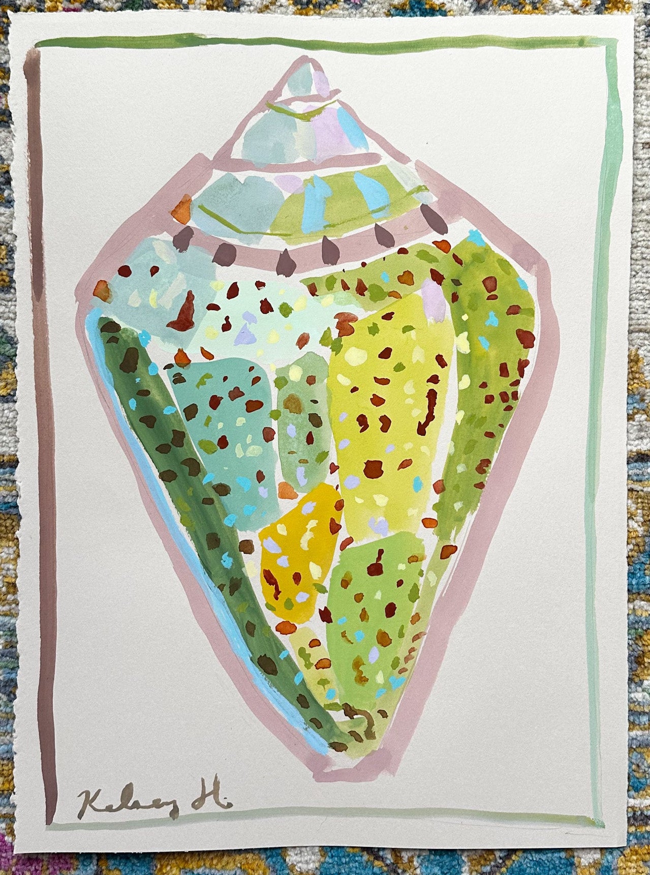 Shell from Greece No. 6 - 11x15"