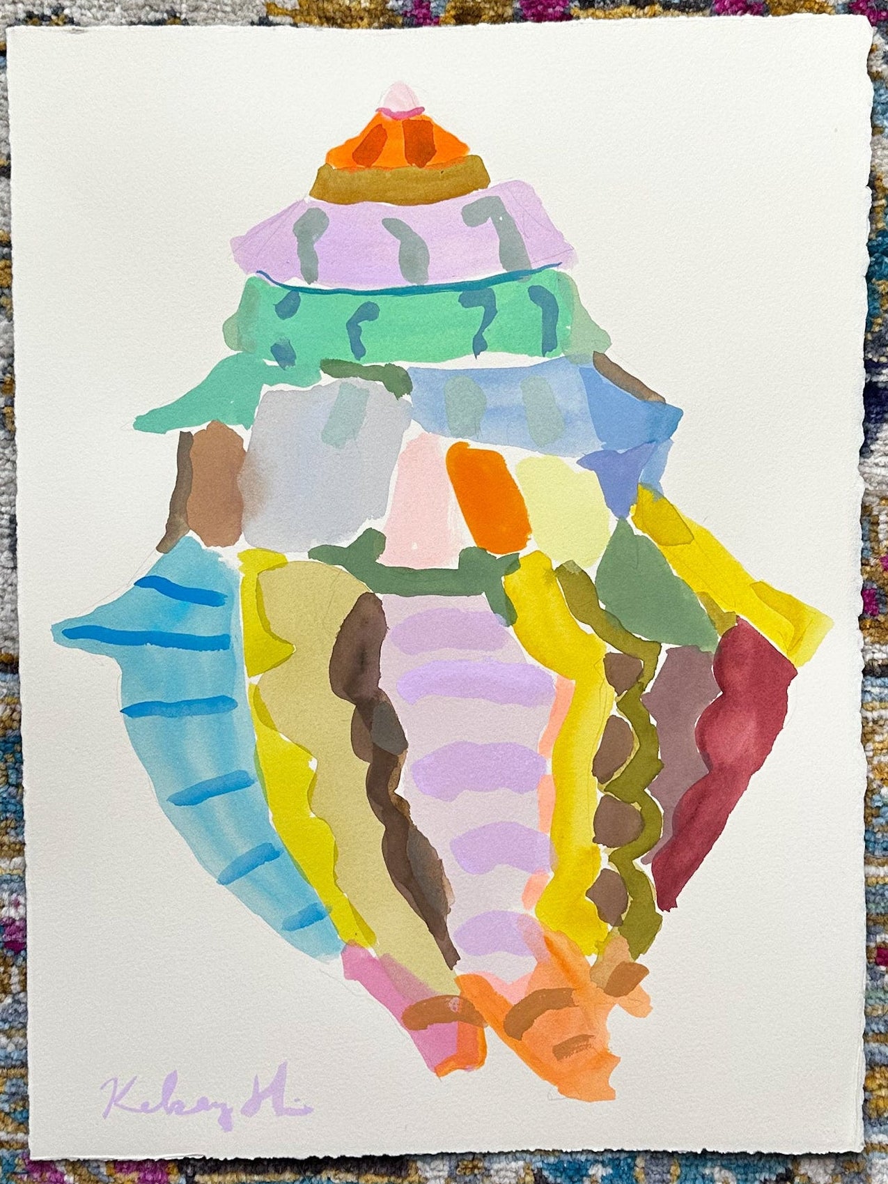 Shell from Greece No. 5 - 11x15"